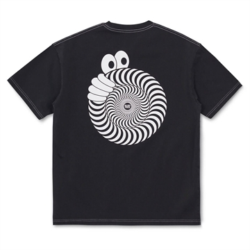 Last Resort AB & Spitfire Wheels T-Shirt Swirl Black